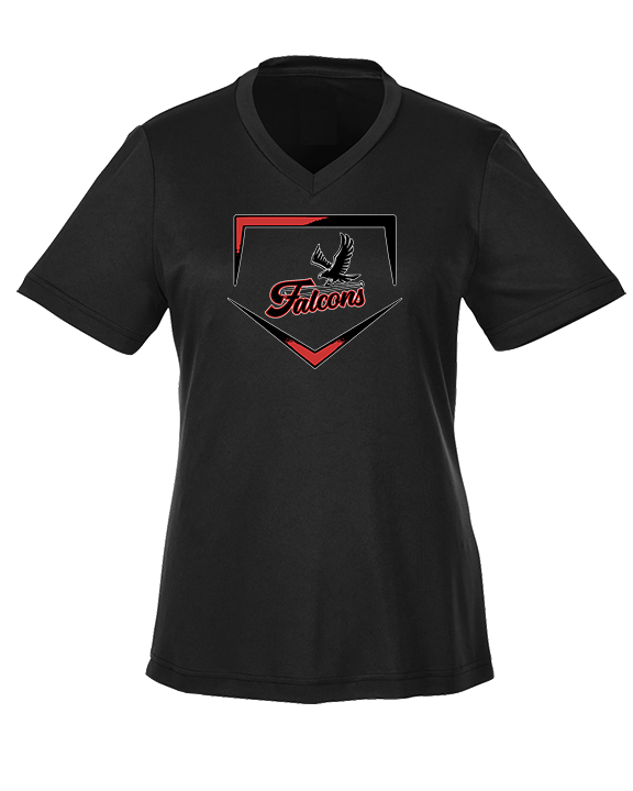 Fairfield HS Baseball Plate - Womens Performance Shirt