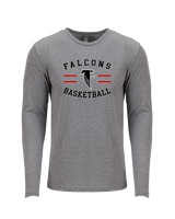 Fairfield HS Girls Basketball Curve - Tri-Blend Long Sleeve