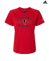 Fairfield HS Girls Basketball Curve - Womens Adidas Performance Shirt