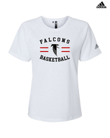 Fairfield HS Girls Basketball Curve - Womens Adidas Performance Shirt
