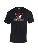 Fairfield Warde HS Softball Logo Softball - Cotton T-Shirt