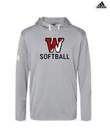 Fairfield Warde HS Softball Logo Softball - Mens Adidas Hoodie