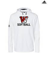 Fairfield Warde HS Softball Logo Softball - Mens Adidas Hoodie