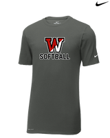Fairfield Warde HS Softball Logo Softball - Mens Nike Cotton Poly Tee