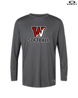 Fairfield Warde HS Softball Logo Softball - Mens Oakley Longsleeve