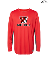 Fairfield Warde HS Softball Logo Softball - Mens Oakley Longsleeve
