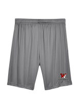 Fairfield Warde HS Softball Logo Softball - Mens Training Shorts with Pockets