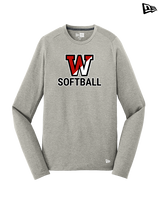 Fairfield Warde HS Softball Logo Softball - New Era Performance Long Sleeve