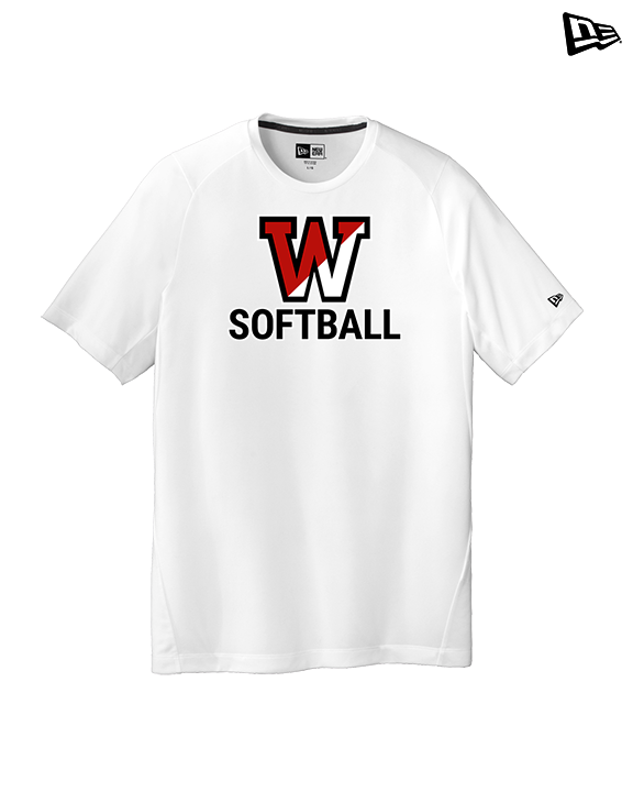 Fairfield Warde HS Softball Logo Softball - New Era Performance Shirt