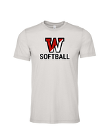 Fairfield Warde HS Softball Logo Softball - Tri-Blend Shirt