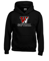 Fairfield Warde HS Softball Logo Softball - Unisex Hoodie