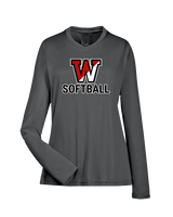 Fairfield Warde HS Softball Logo Softball - Womens Performance Longsleeve