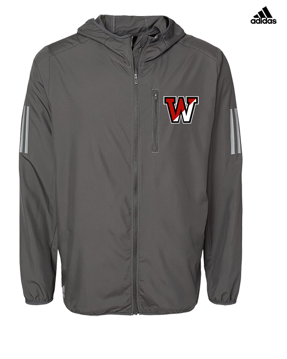 Fairfield Warde HS Softball Logo W - Mens Adidas Full Zip Jacket