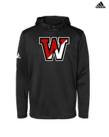 Fairfield Warde HS Softball Logo W - Mens Adidas Hoodie