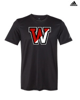 Fairfield Warde HS Softball Logo W - Mens Adidas Performance Shirt