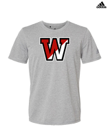 Fairfield Warde HS Softball Logo W - Mens Adidas Performance Shirt