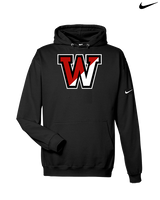 Fairfield Warde HS Softball Logo W - Nike Club Fleece Hoodie