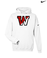 Fairfield Warde HS Softball Logo W - Nike Club Fleece Hoodie
