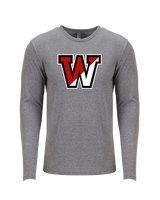 Fairfield Warde HS Softball Logo W - Tri-Blend Long Sleeve