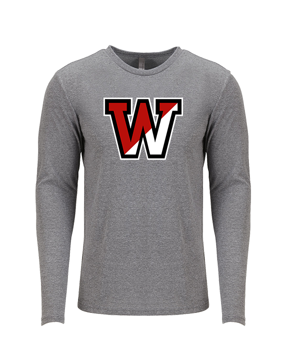 Fairfield Warde HS Softball Logo W - Tri-Blend Long Sleeve