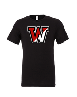 Fairfield Warde HS Softball Logo W - Tri-Blend Shirt