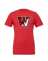 Fairfield Warde HS Softball Logo W - Tri-Blend Shirt
