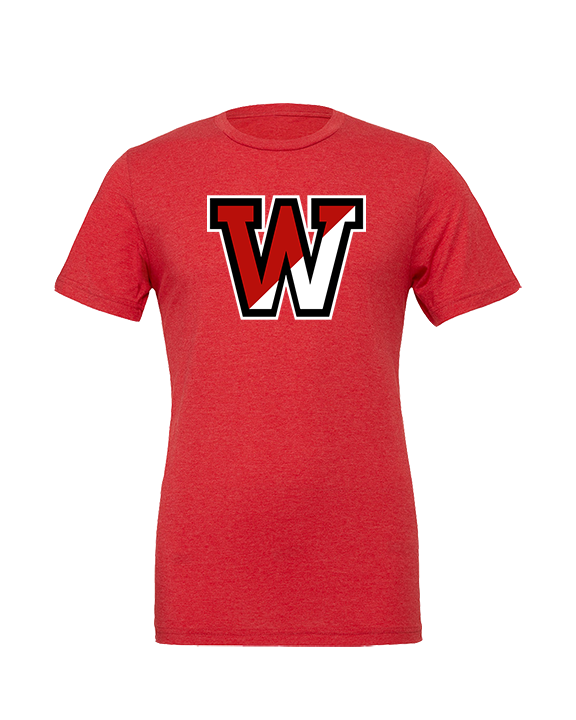 Fairfield Warde HS Softball Logo W - Tri-Blend Shirt
