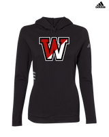 Fairfield Warde HS Softball Logo W - Womens Adidas Hoodie