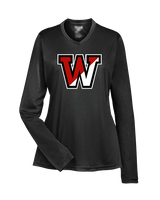Fairfield Warde HS Softball Logo W - Womens Performance Longsleeve