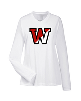 Fairfield Warde HS Softball Logo W - Womens Performance Longsleeve