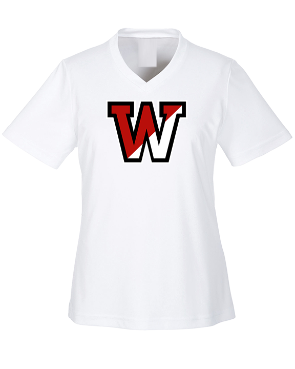 Fairfield Warde HS Softball Logo W - Womens Performance Shirt
