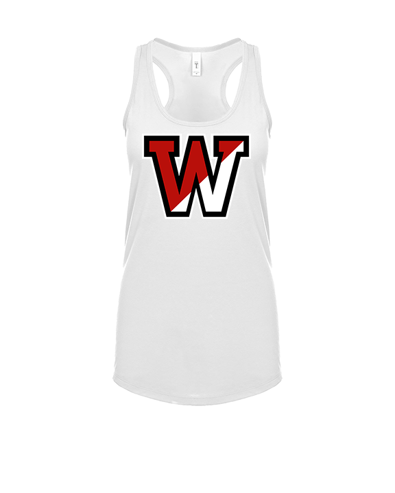 Fairfield Warde HS Softball Logo W - Womens Tank Top
