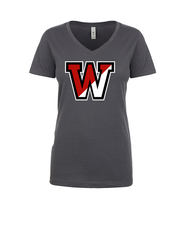 Fairfield Warde HS Softball Logo W - Womens Vneck