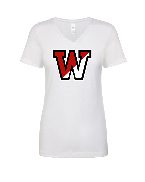 Fairfield Warde HS Softball Logo W - Womens Vneck