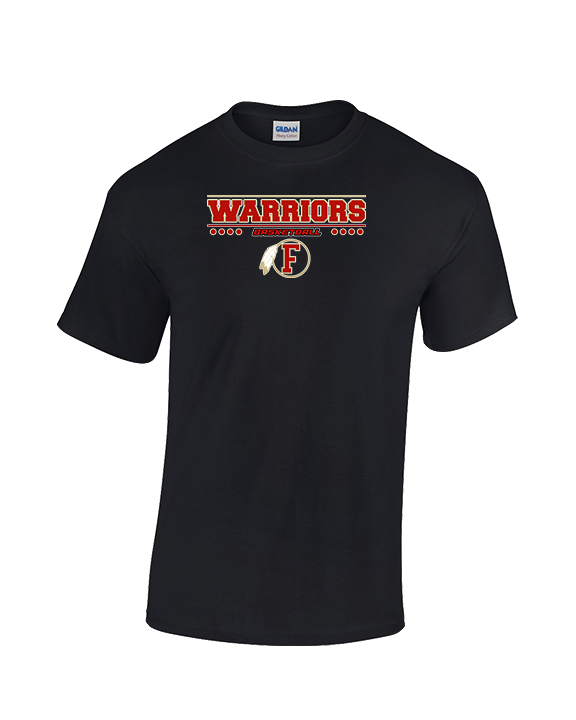 Fallbrook HS Boys Basketball Border - Cotton T-Shirt