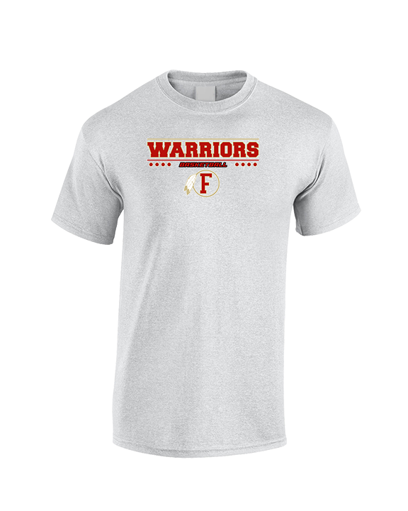 Fallbrook HS Boys Basketball Border - Cotton T-Shirt