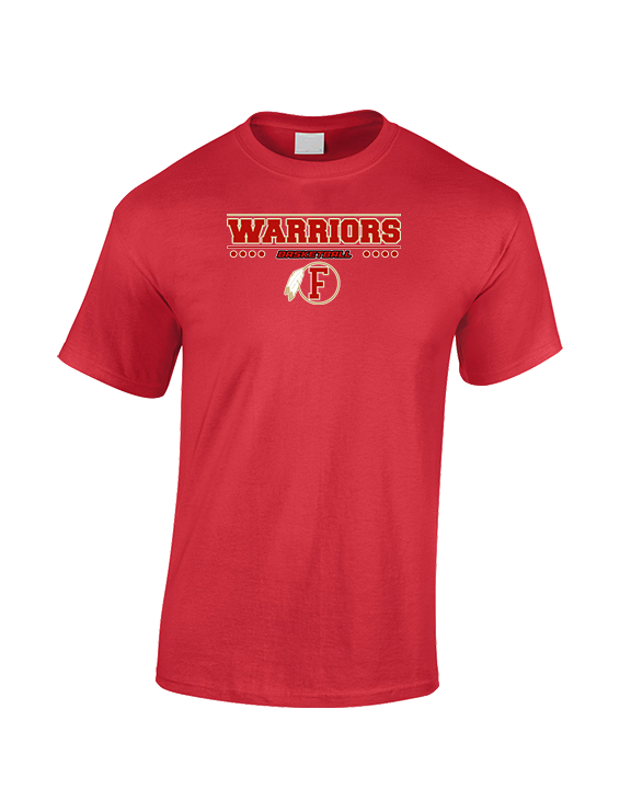 Fallbrook HS Boys Basketball Border - Cotton T-Shirt