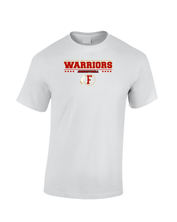 Fallbrook HS Boys Basketball Border - Cotton T-Shirt