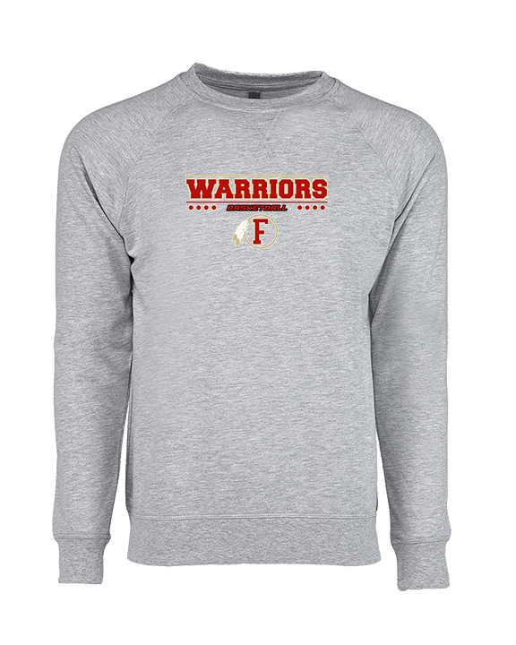 Fallbrook HS Boys Basketball Border - Crewneck Sweatshirt
