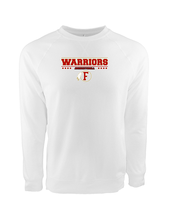 Fallbrook HS Boys Basketball Border - Crewneck Sweatshirt