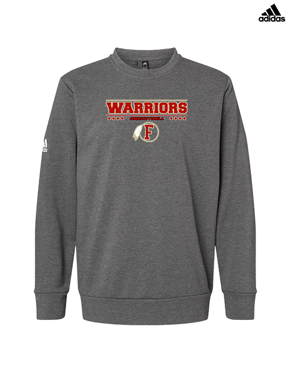 Fallbrook HS Boys Basketball Border - Mens Adidas Crewneck