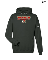 Fallbrook HS Boys Basketball Border - Nike Club Fleece Hoodie