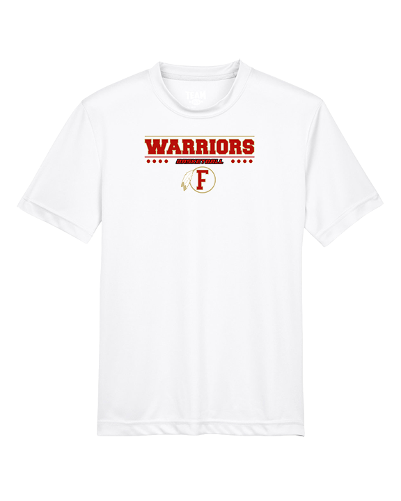 Fallbrook HS Boys Basketball Border - Youth Performance Shirt