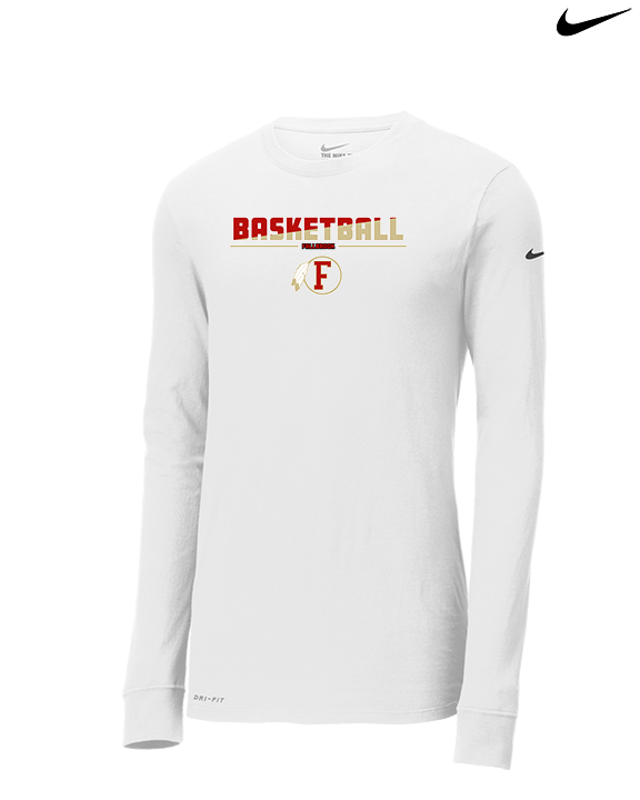 Fallbrook HS Boys Basketball Cut - Mens Nike Longsleeve