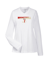 Fallbrook HS Boys Basketball Cut - Womens Performance Longsleeve