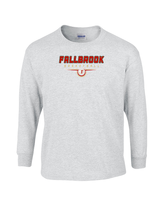 Fallbrook HS Boys Basketball Design - Cotton Longsleeve