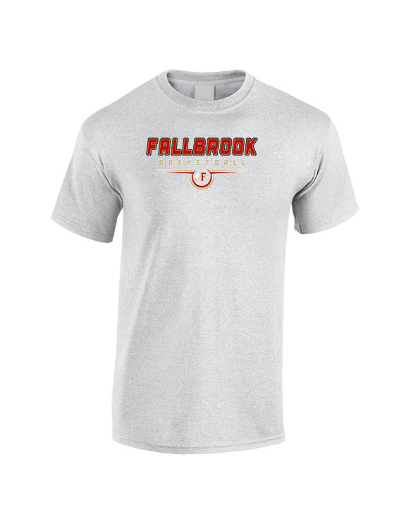 Fallbrook HS Boys Basketball Design - Cotton T-Shirt