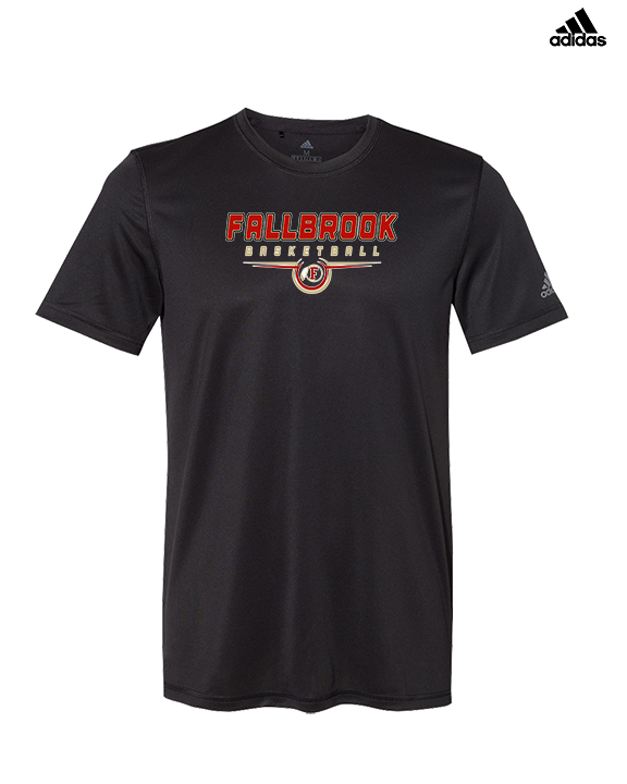Fallbrook HS Boys Basketball Design - Mens Adidas Performance Shirt