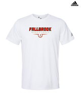 Fallbrook HS Boys Basketball Design - Mens Adidas Performance Shirt