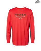 Fallbrook HS Boys Basketball Design - Mens Oakley Longsleeve